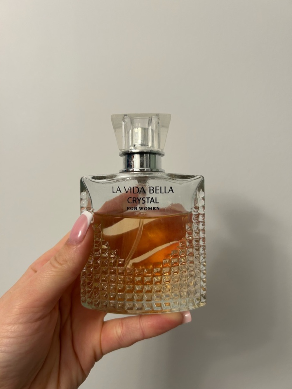 La Vida Bella Crystal For Women - Eau de Parfum (Clear Bottle, Amber Fragrance)
